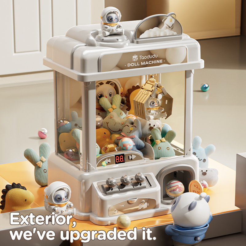 Popvangmachine Kinderspeelgoed Meisjes jongen geschenken Mini muntspel Space thema Internet hot selling speelgoed