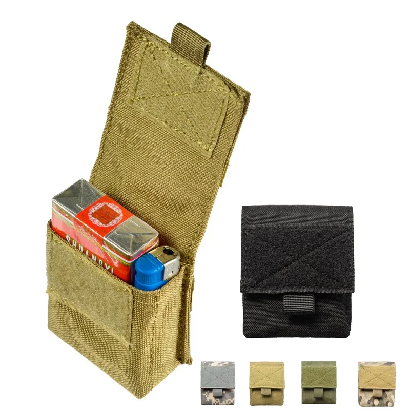 Bolsa táctica Molle EDC para cargador de cigarrillos, bolsillo en la cintura, bolsa de munición Airsoft, accesorios de caza, bolsa de equipo de Gadget