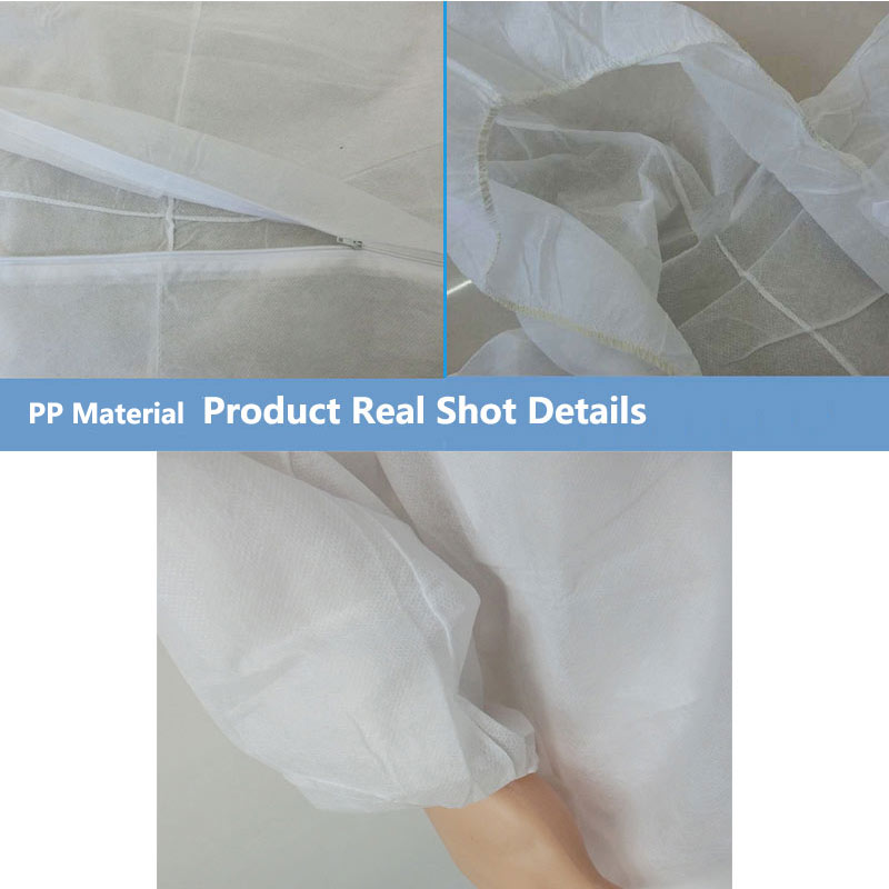 Ropa protectora desechable, impermeable, resistente al aceite, ropa de seguridad para el trabajo, cubierta de pintura Spary, ropa de protección, traje general