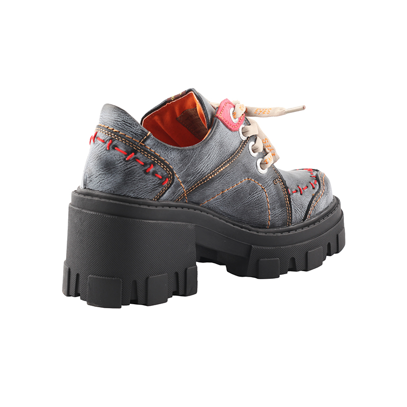 TMA EYES Solid Leather Shoes for Women, Light Sole, High Heels, Versatile, Height Increasing, Brand