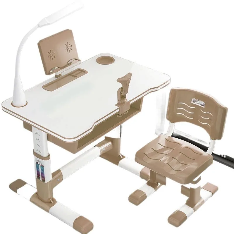 Conjunto de combinação de mesa de estudo e cadeira para crianças, mesa de escrita para meninos e meninas, mesa de mesa para estudantes da escola primária