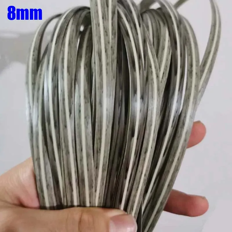 10 Meters Flat/Round Synthetic PE Rattan Material For Weaving Handmade DIY Chair Basket Table Vase Plastic Rope Furniture Repair