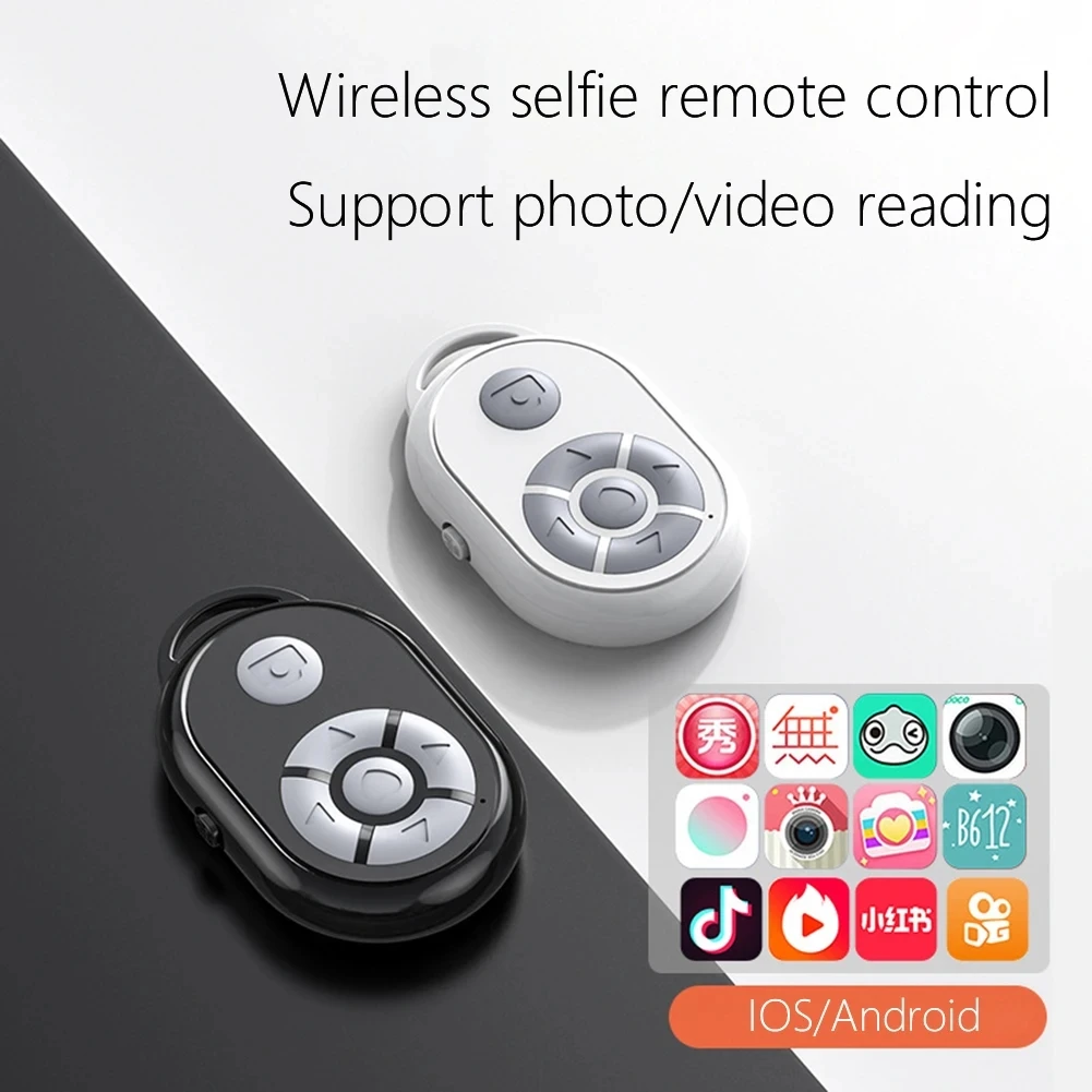 Pilot Bluetooth do iPhone'a Xiaomi Redmi Samsung Telefon komórkowy Uniwersalny pilot Selfie Stick Kontroler aparatu Bluetooth