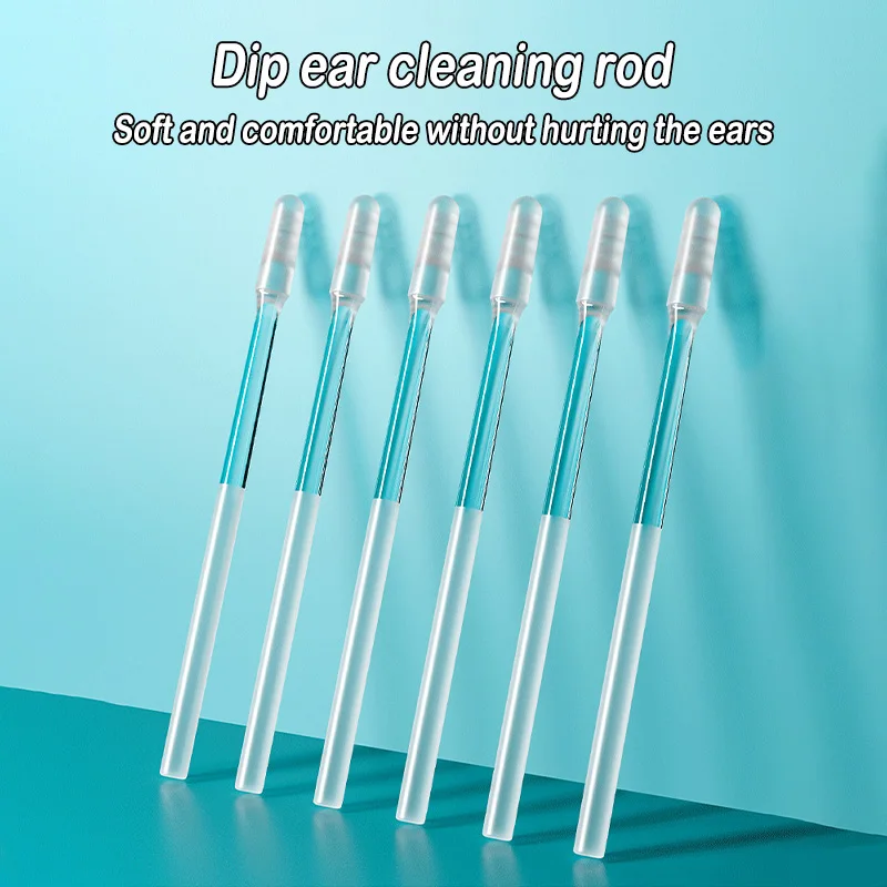 24PCS appiccicoso orecchio scavatore strumento di scavo dell'orecchio pulizia della cera dell'orecchio speciale non danneggia l'orecchio scavo cucchiaio orecchio scavo tamponi di cotone