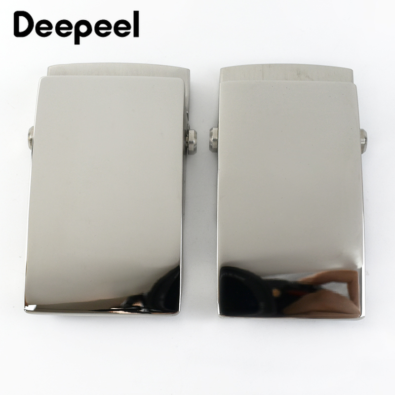 36/39mm Belt Buckle Men Stainless Steel Buckles Roller Automatic Head for 35/38mm Belts DIY Waistband Leather Craft Accessories