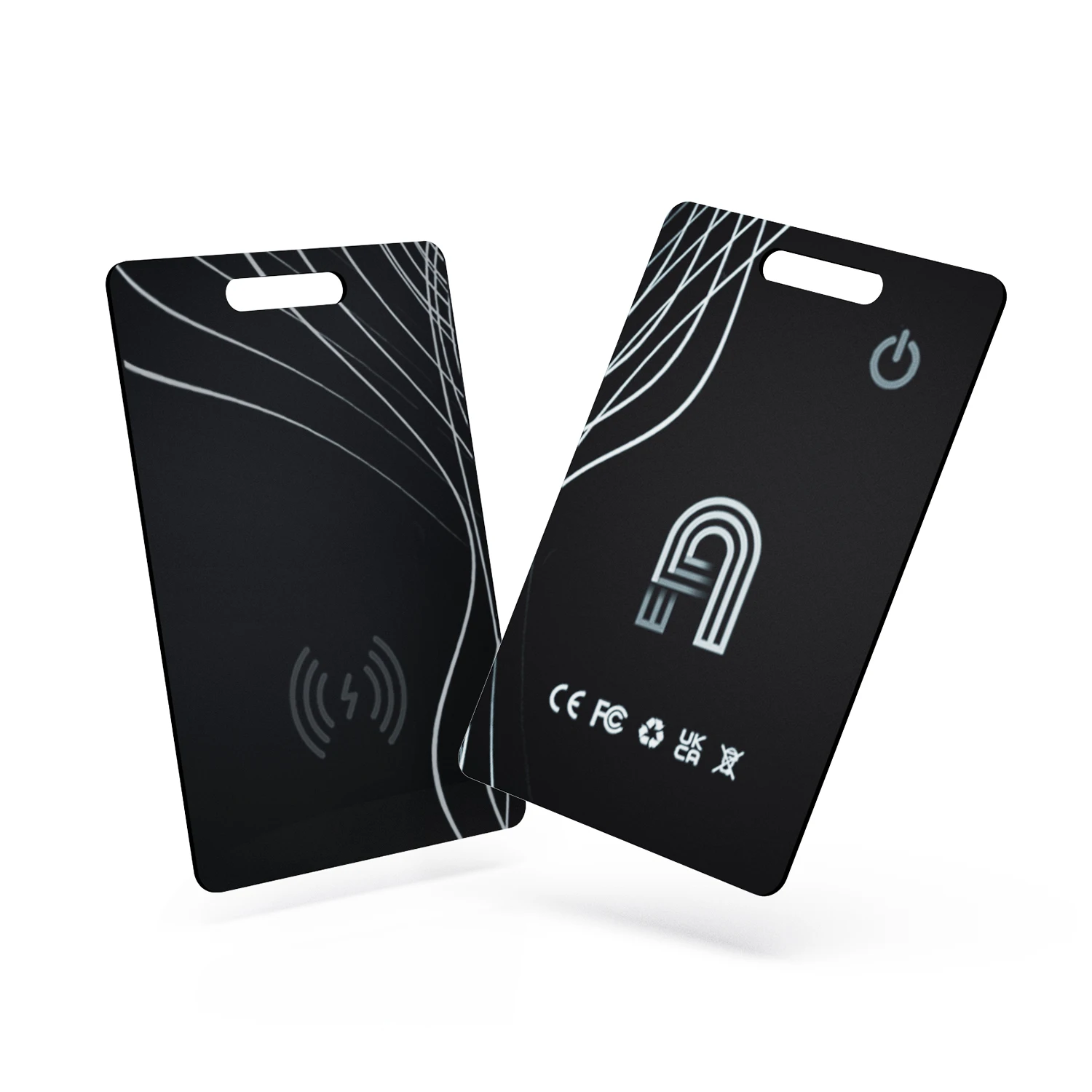 Nieuwe Bluetooth Wallet Tracker Card 1,8 mm dun Draadloos opladen Werkt met Apple Find My (alleen iOS) IP68 Waterdichte Item Tracker
