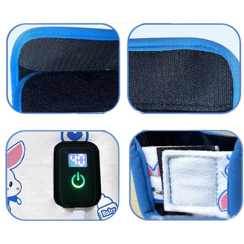 W3JF USB ミルクウォーマーバッグ旅行水熱キーパーデジタルディスプレイ哺乳瓶ヒーター車のベビーカー用ベビー用品
