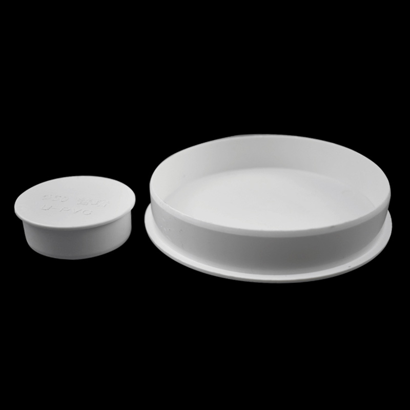 1-10pcs 20/25/32/40/50/60/75/89/110/140/160/165/200/250/315/400mm PVC 파이프 플러그 캡 튜브 커버 흰색 배수 파이프 보호 커버