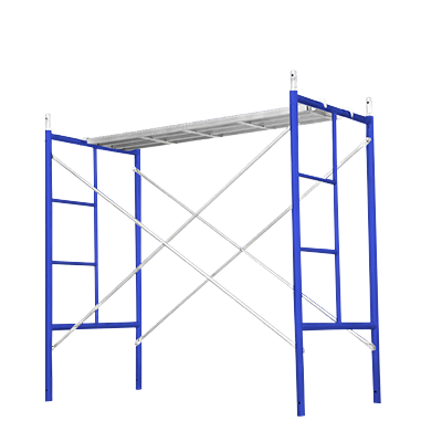 Modern Industrial H Frame Steel Ladder Scaffolding with Powder Coating for Concrete Construction for Hotels