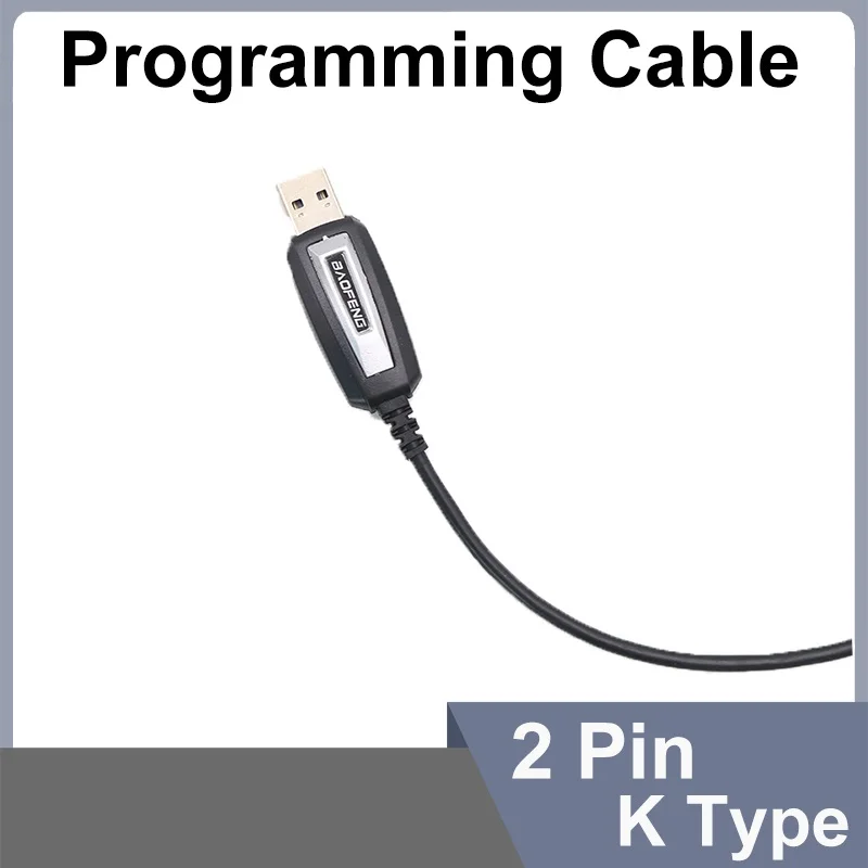 1/2 SZT. Kabel USB do Programowania UVK5 UVK6 5RPlus Baofeng 18Pro 13Plus 17Plus V2 Kabel Programujący Oprogramowanie CD Akcesoria Radiowe