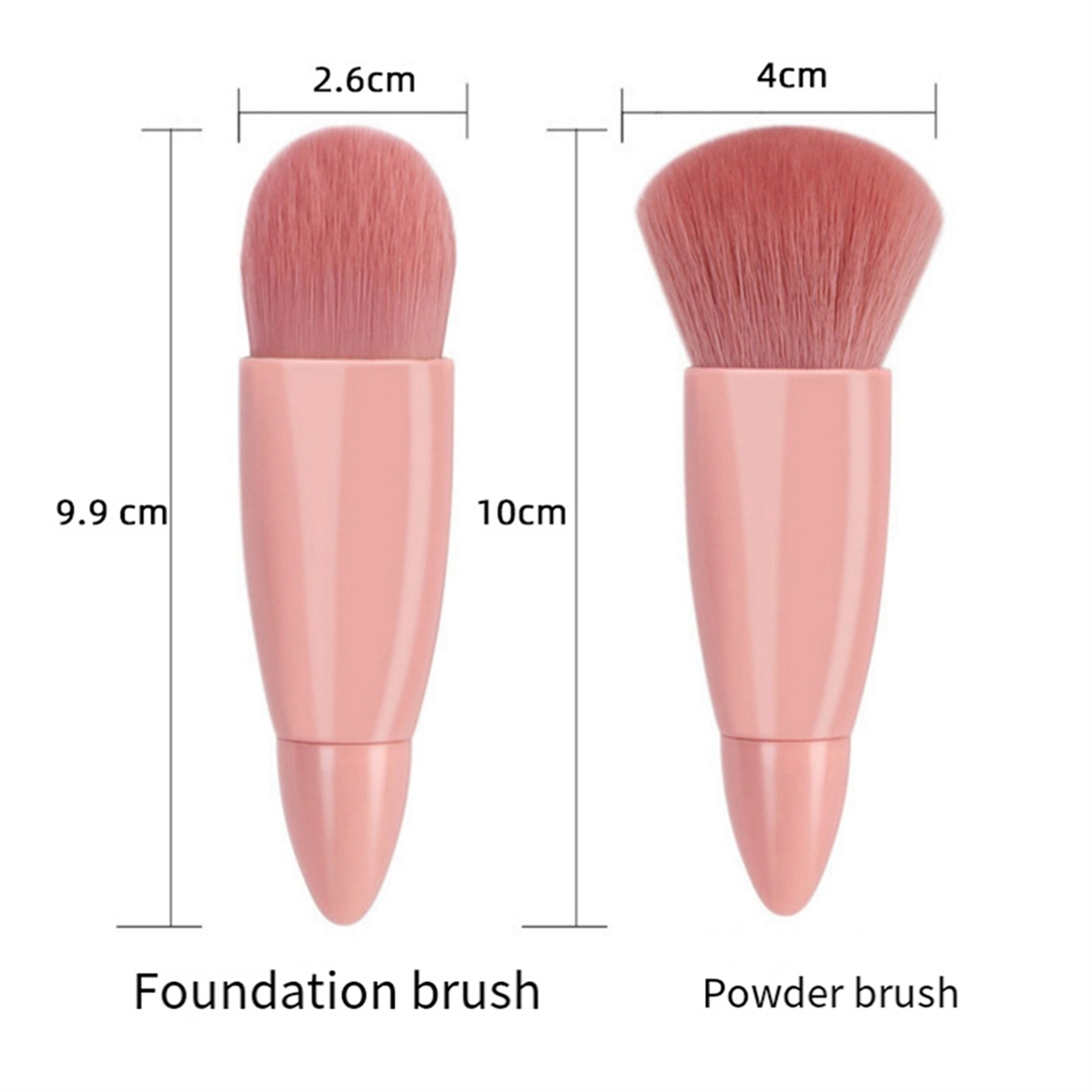 A71P Draagbare make-upborstelset voor cosmetica Foundation Blush Poeder Oogschaduw Blending Make-upborstel Beauty Tool