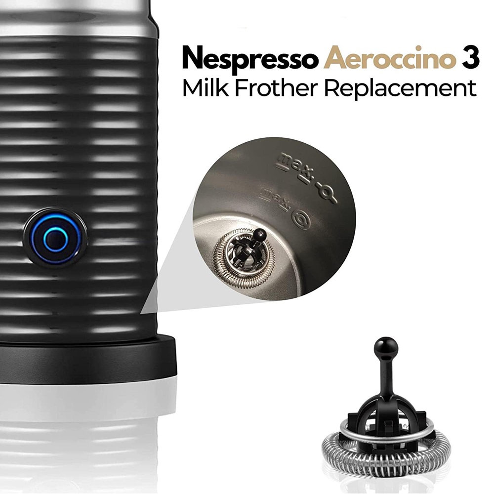 Piezas de repuesto para batidora de leche Nespresso Aeroccino 3 Aeroccino 4, repuestos para cafetera, 1 ud.