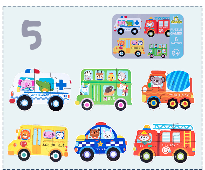 Juegos de rompecabezas Montessori para bebés, juguetes educativos, tablero de rompecabezas 3D de madera, rompecabezas para niños de 2 a 4 años