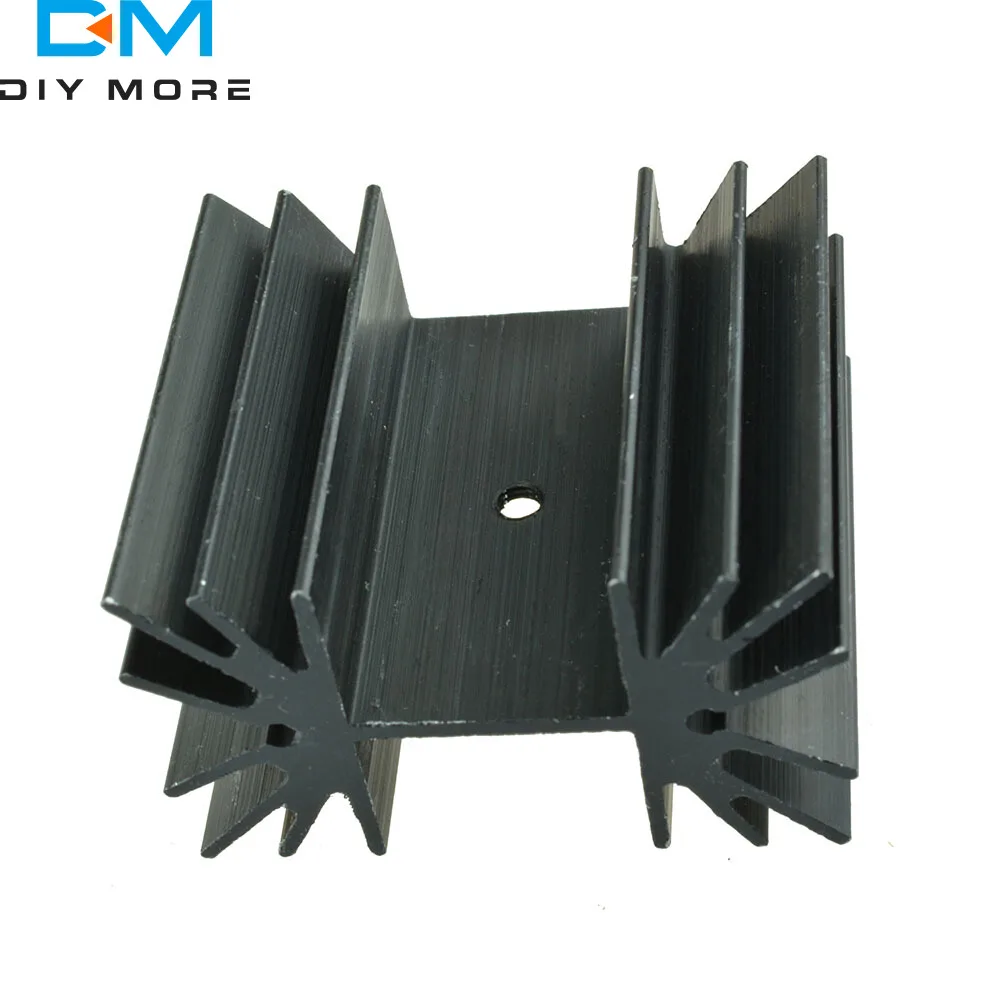Raffreddamento del dissipatore di calore in alluminio IC da 1 pz 35x42x25,4 mm per transistor del modulo