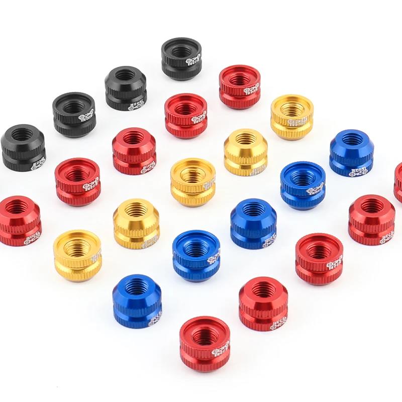 Tuerca de válvula de neumático de bicicleta, tornillo de válvula Presta de vacío, herramientas de cubierta de válvula de bicicleta, reparación de neumáticos de ciclismo, accesorios para bicicleta de montaña, 1 ~ 8 Uds.