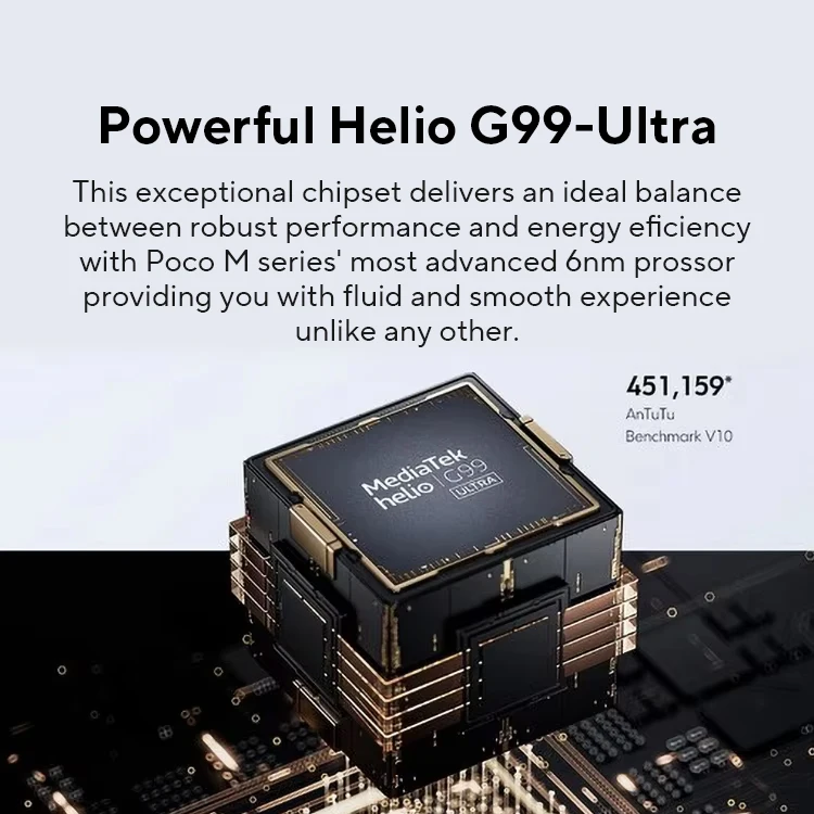 Смартфон POCO M6 Pro 5000mA 67W с проводной зарядкой Helio G99 Ultra 6.67 Flow AMOLED 120Hz AMOLED 64MP Камера NFC