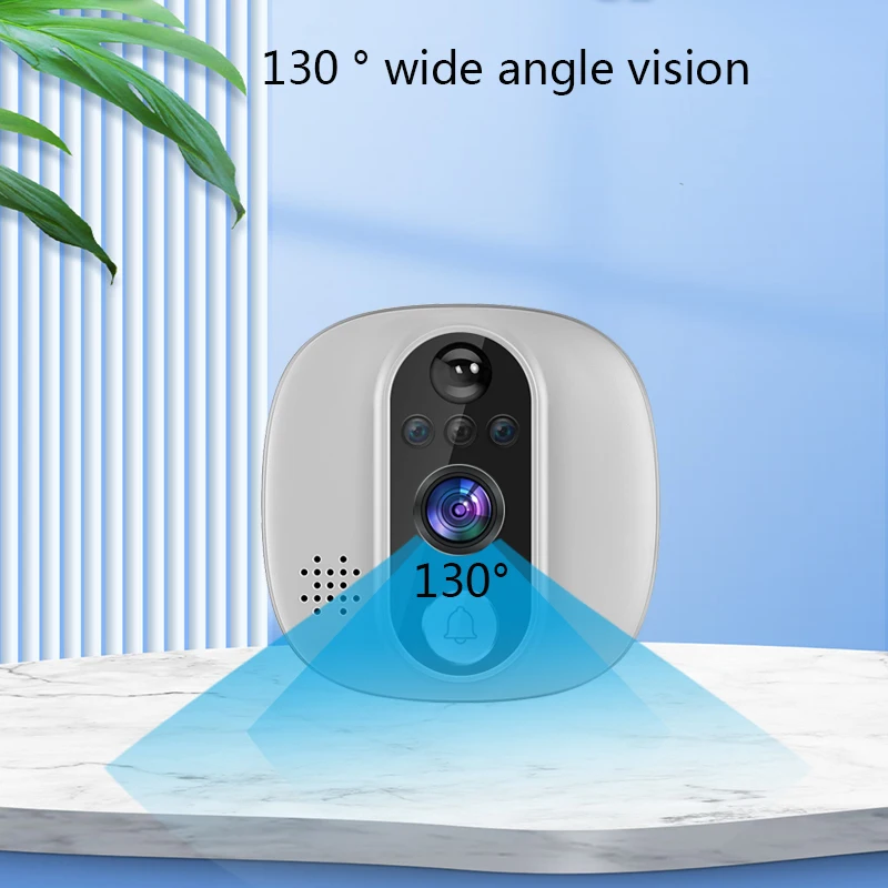 Tuya câmera de vídeo inteligente campainha wifi 1080p olho mágico campainha da porta ip com tela de exibição de 4.3 polegadas funciona com alexa google casa