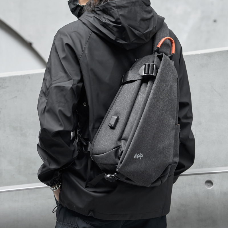 Противоугонная Сумка Через Плечо Для Мужчин И Женщин, Небольшой Рюкзак На Плечо, Нагрудная Сумка, Мягкий Нейлон, Походы