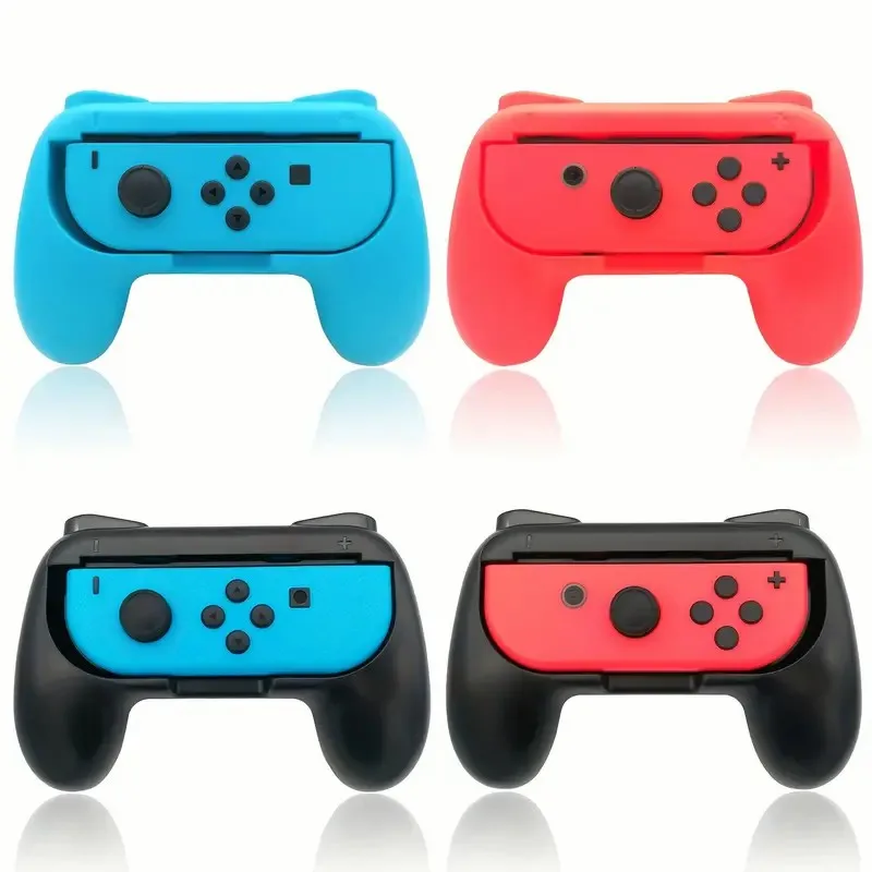 Soporte Joycon Compatible con Nintendo Switch y controlador OLED JOY CON, mango de mando, accesorios de agarre manual, 2 uds.