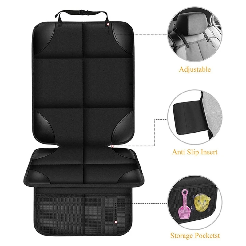 QX2D Baby-Sicherheitssitzbezug, Kindermatte, Kleinkinder-Autositzkissen, wasserdicht und leicht zu reinigen, Sitzschutz,
