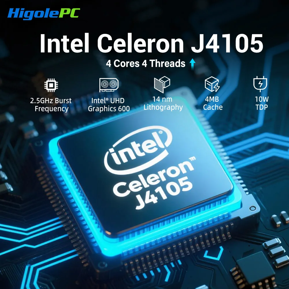Higole Gole 1 Pro 5.5インチファンレスIntel J4105ミニPC Windows 11 WiFi5 8GB 256GB 2500mAh 4KタッチスクリーンWindowsタブレット