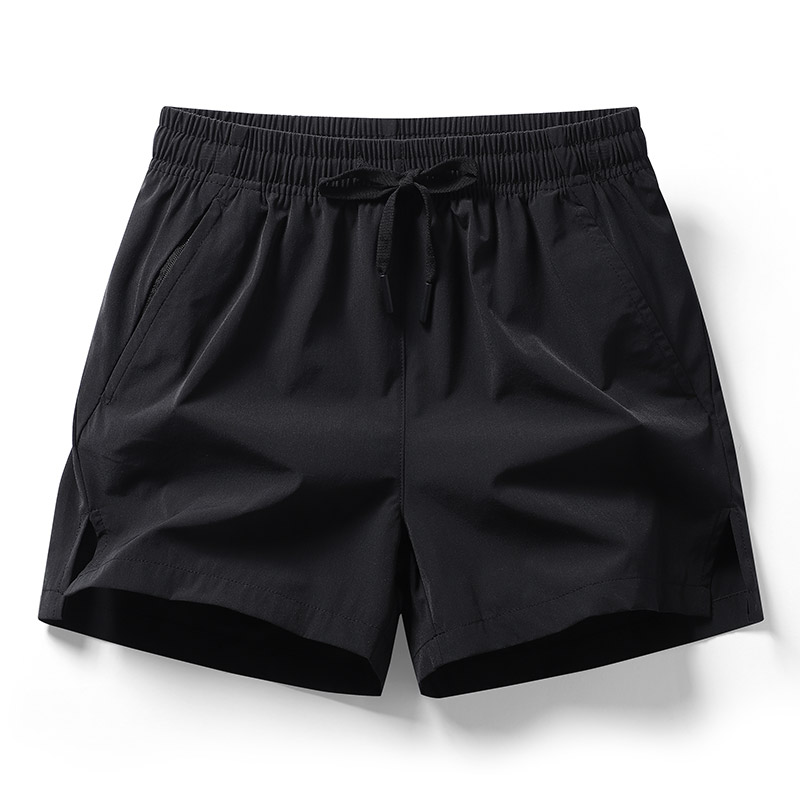 Pantaloncini estivi in seta ghiacciata, pantaloni sportivi, pantaloncini in tre parti da uomo, corsa ad asciugatura rapida, fitness elastico, pantaloncini in tre parti, basketb