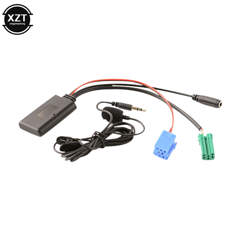 Xe Mới Bluetooth-Tương Thích 5.0 Aux Mic Cầm Tay Di Động Điện Thoại Miễn Phí Gọi Adapter Cho Renault Megane 2 UpdateList đài Phát Thanh