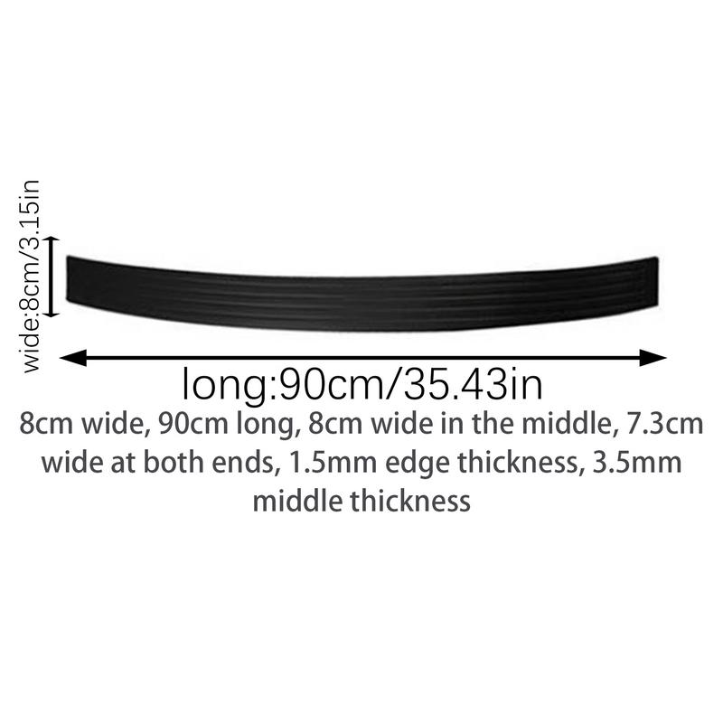 Pelindung Bumper belakang mobil, Strip pelindung perekat Anti gores, pelindung Sill masuk pintu bagasi, pelindung Bumper belakang mobil untuk