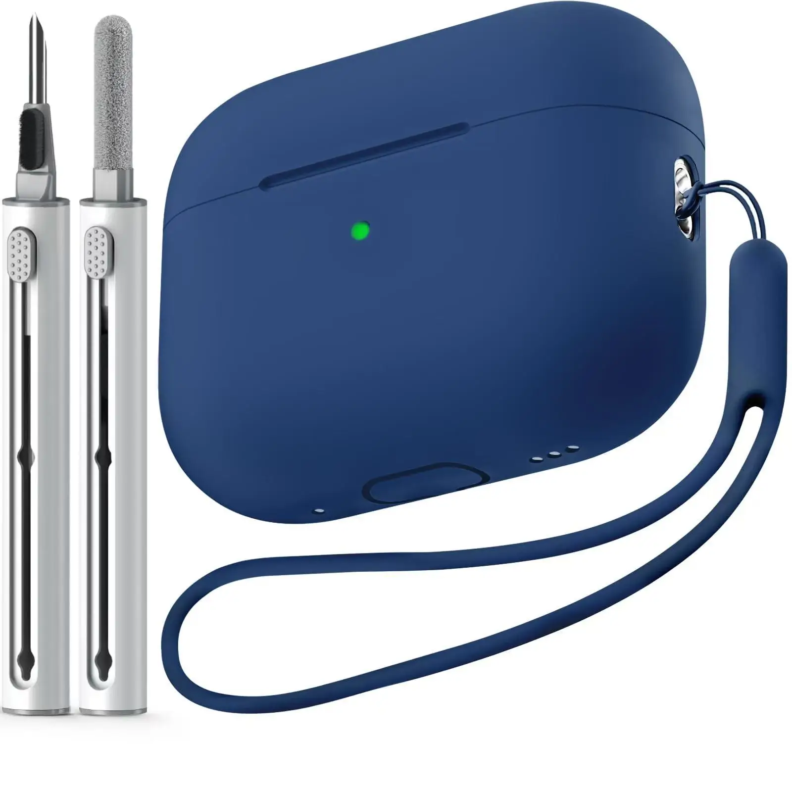 For Airpods pro 2 case Cover with Cleaner Kit Soft Silicone Protective Case for Apple Airpods pro case Generation