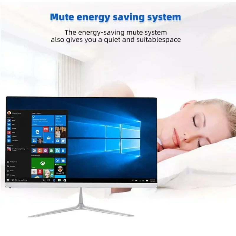 จีนผลิต 27 "หน้าจอ LED ใหม่ล่าสุด Rohs core i3 i5 i7 office CE family desktop all in one pc