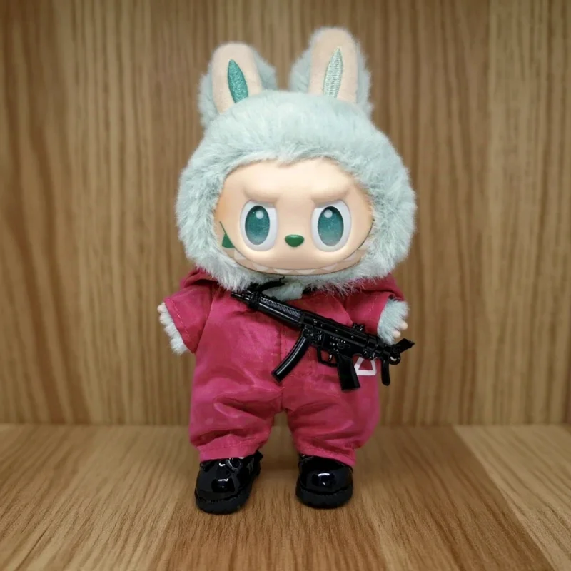17 см кукольная одежда, аксессуары для монстра, корея Kpop Lafufu Idol V1 V2 V3, куртка Commando, одежда с подвеской