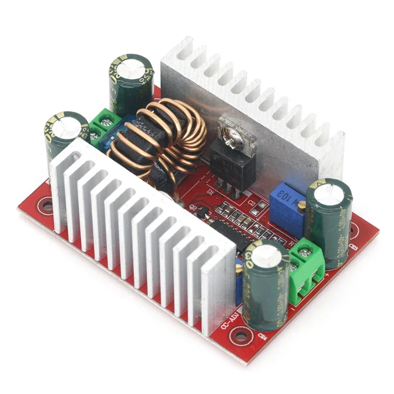 400W 15A DC-DC Power Converter Boost Module Step-up Constant Power Supply Module 8.5V-50V to 10V-60V LED Boost Module Wholesale
