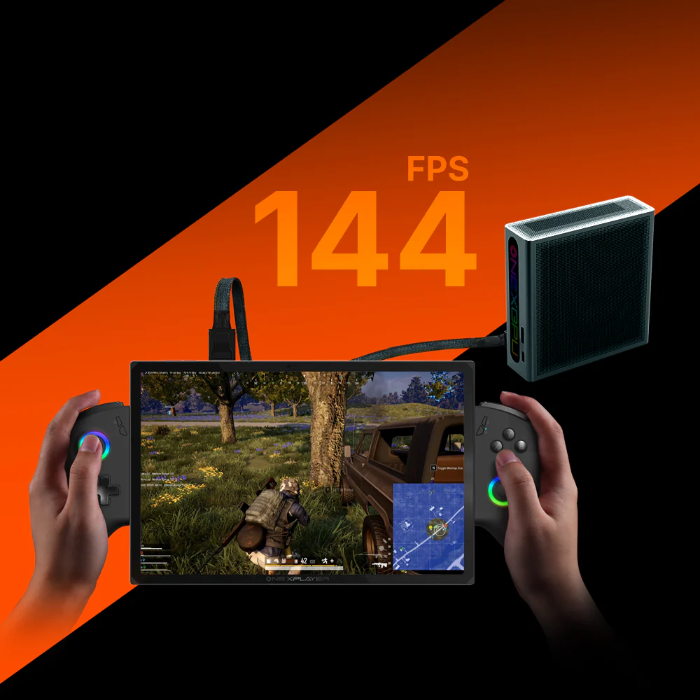 OneXGPU Lite ​ ​   Портативная док-станция eGPU ​ ​ ​ ​ Plug & Play через OCuLink/USB4 ​ ​ ​ ​ ​ ​ ​ ​ Идеально подходит для игр AAA