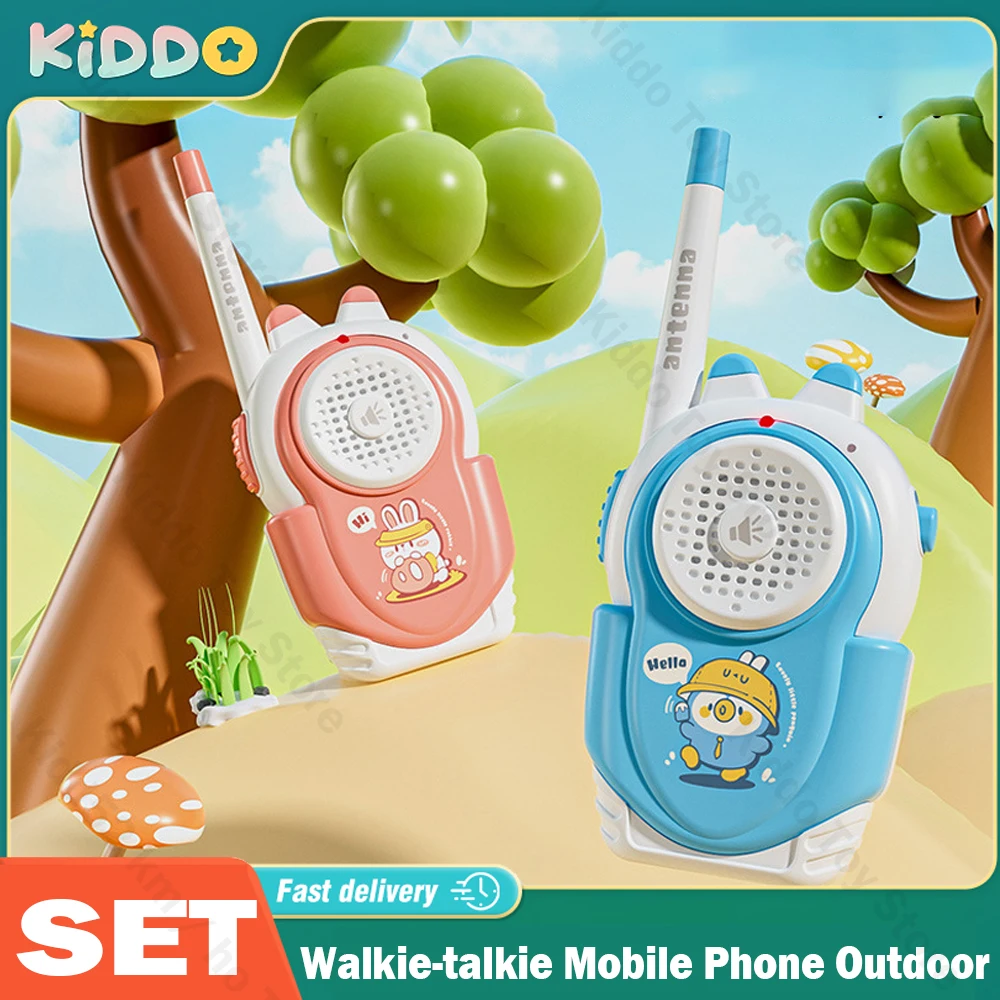 2/Set Walkie-talkie Handy Im Freien Nette Spielzeug Kinder Eltern-kind-Intercom Maschine Cartoon Jungen Mädchen Pädagogisches Spielzeug geschenk