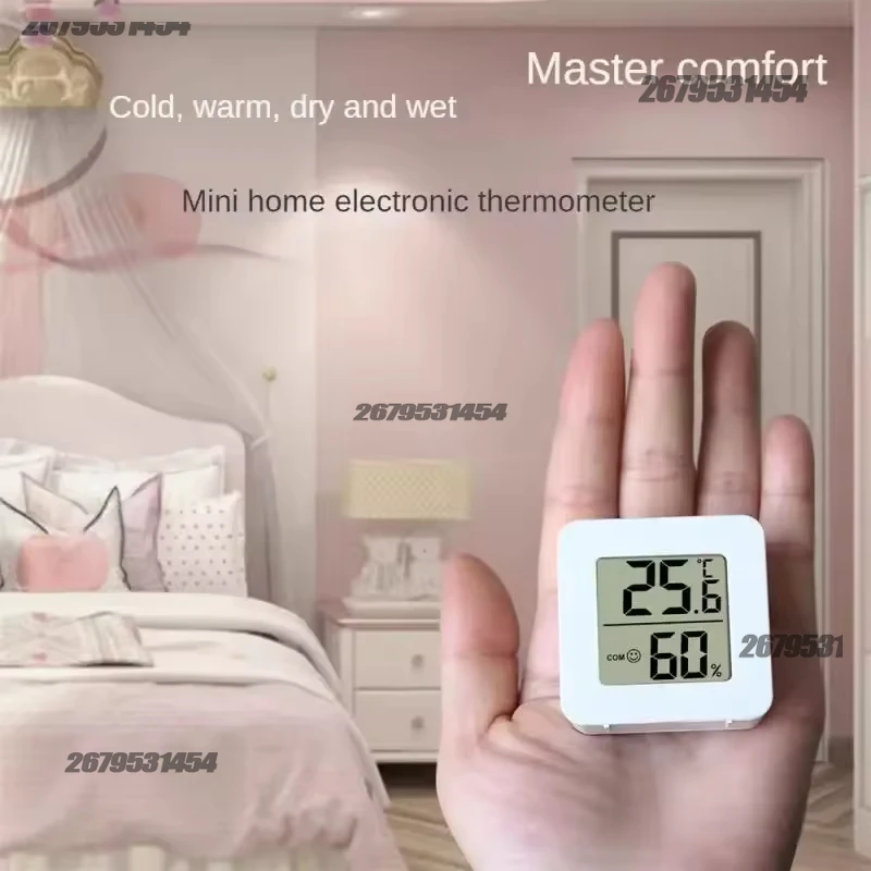 Digitale thermometer Mini-temperatuur- en vochtigheidsmeter voor binnen Slaapkamermeter Draagbaar elektronisch display Vochtigheid en temperatuur