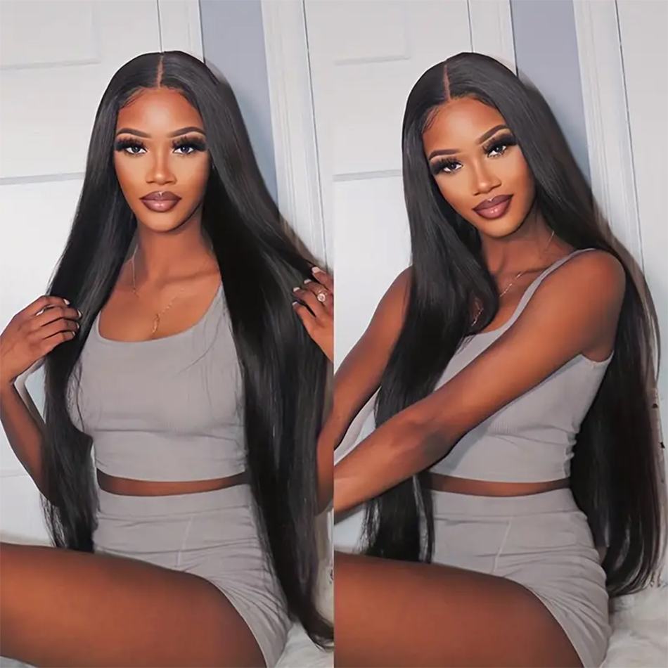 ブラジルの天然かつら,バッチ織り,ストレート,3ストランド4,30インチ,100% レミー,エクステンション,1セット