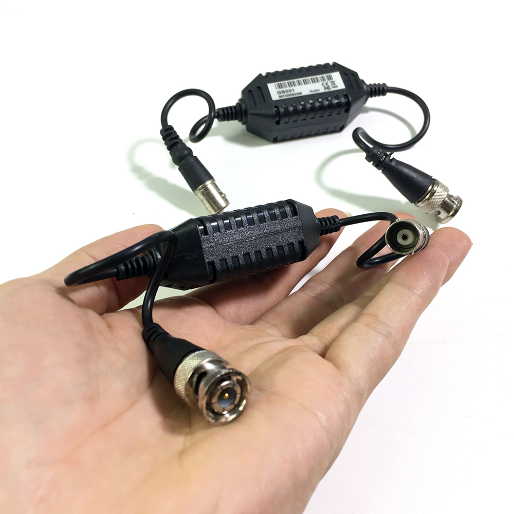 HD BNC Koaxial-Video-Erdschleifen-Isolator mit integriertem Video-BALUN-Stecker auf Buchse für 4k 5mp 2mp CCTV-Kamera