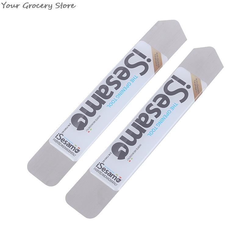 2Pcs Edelstahl Klinge Weiche Dünne Hebeln Spudger Handy Tablet Bildschirm Batterie Öffnung Werkzeuge Für Samsung IPhone IPad Opener