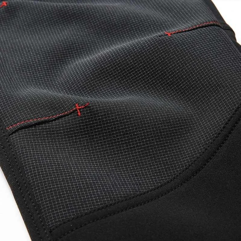 ผู้ชายใหม่หนาขนแกะ Softshell กางเกงตกปลาตั้งแคมป์เดินป่าเล่นสกีกางเกงกันน้ํา Windproof กางเกงเดินป่ากลางแจ้ง