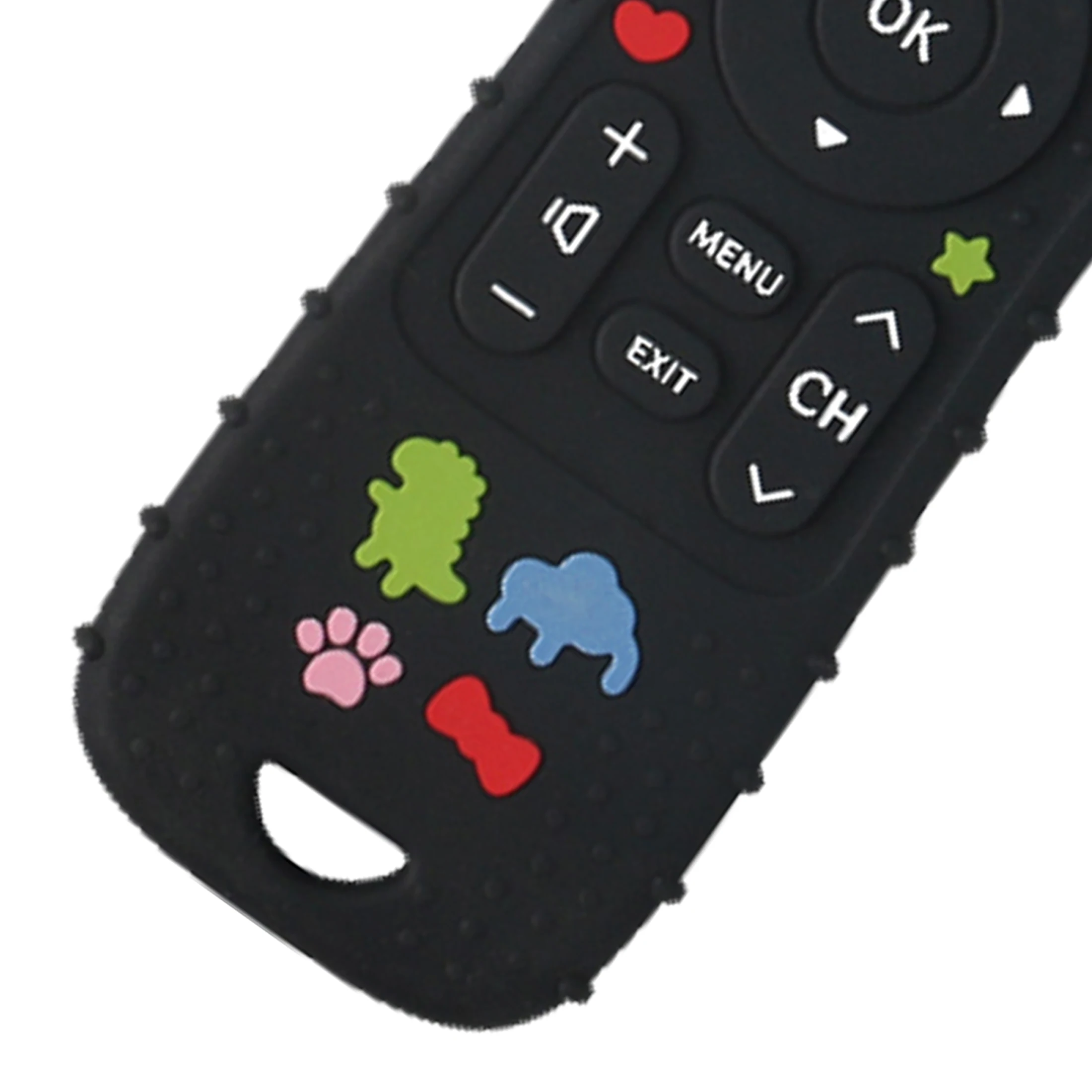 1PC シリコーン赤ちゃんのおもちゃテレビリモコン形状おしゃぶりおもちゃ BPA フリーシリコーン歯が生える咀嚼おもちゃ感覚ベビーアクセサリー