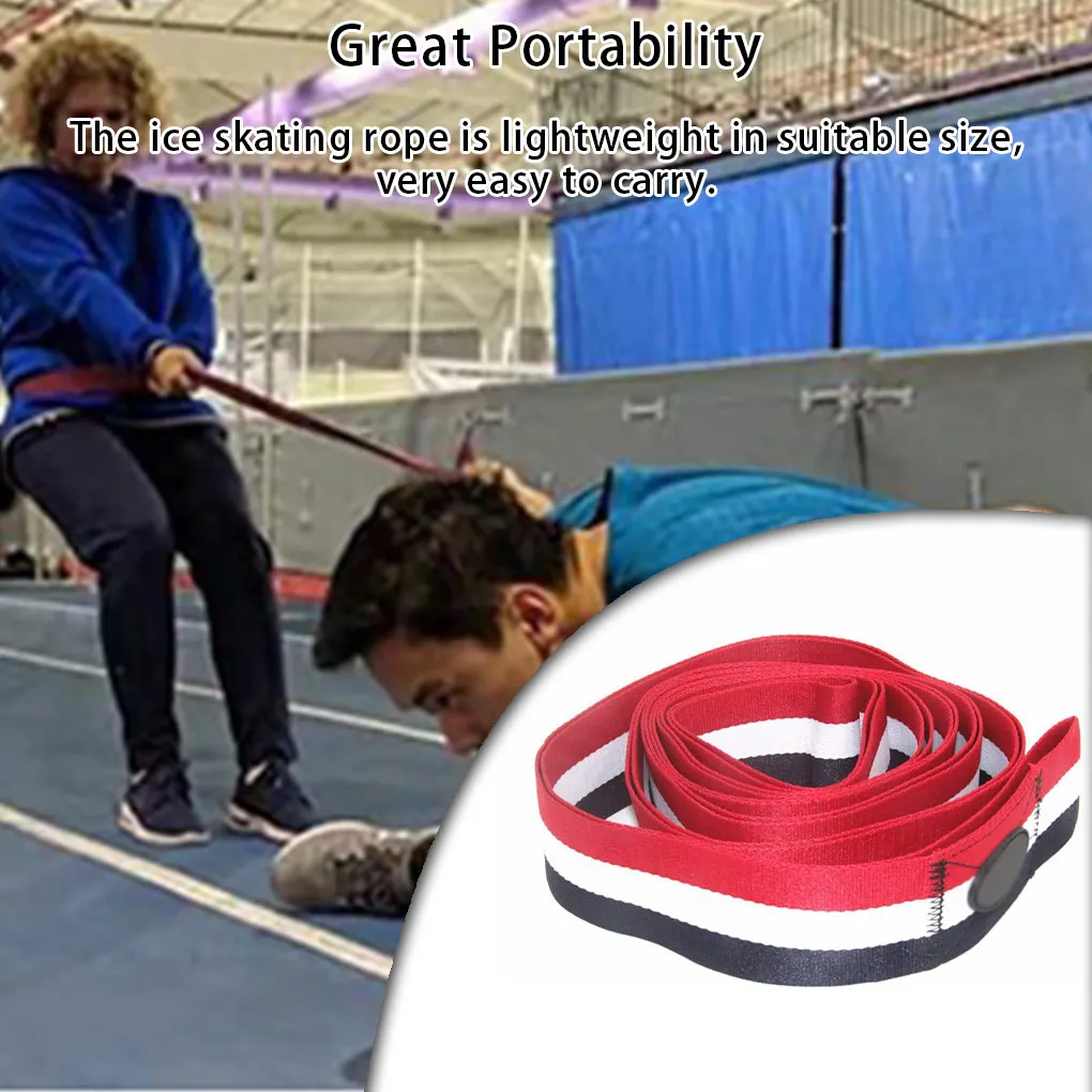 Professional Speed Roller Skating Training Belt Polyester Pull Rope Efficient Traction Wear-resistant Sports String