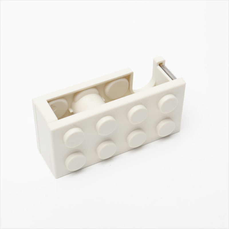 Coupe-ruban en papier créatif, bloc de construction de bureau, papeterie en forme de support de ruban de masquage, distributeur de stockage de ruban Washi, outils de bureau