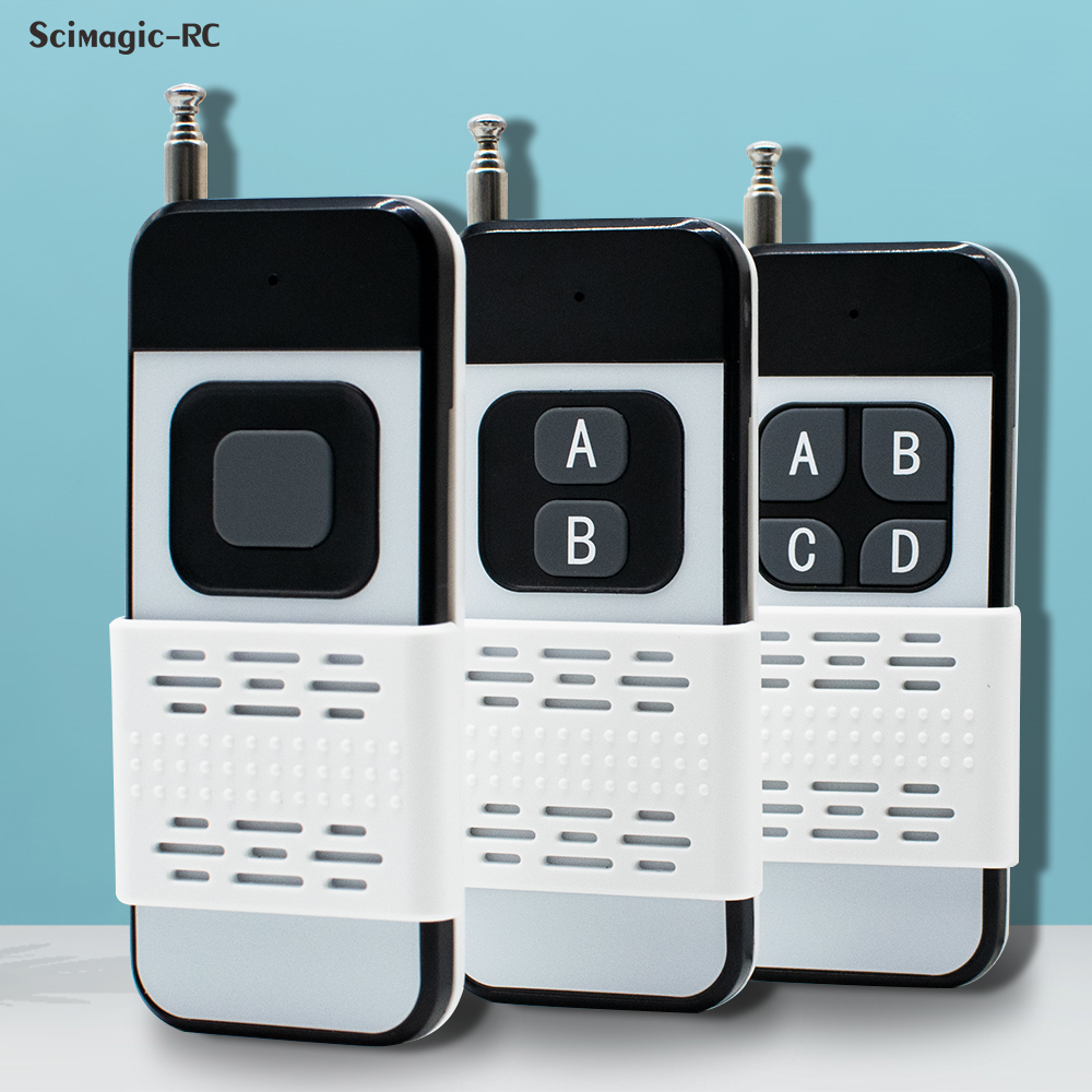 1527 обучающий код пульта дистанционного управления 433 МГц беспроводной радиочастотный модуль 1/2/4CH большой радиус действия 1000 м для ламп освещения ворот