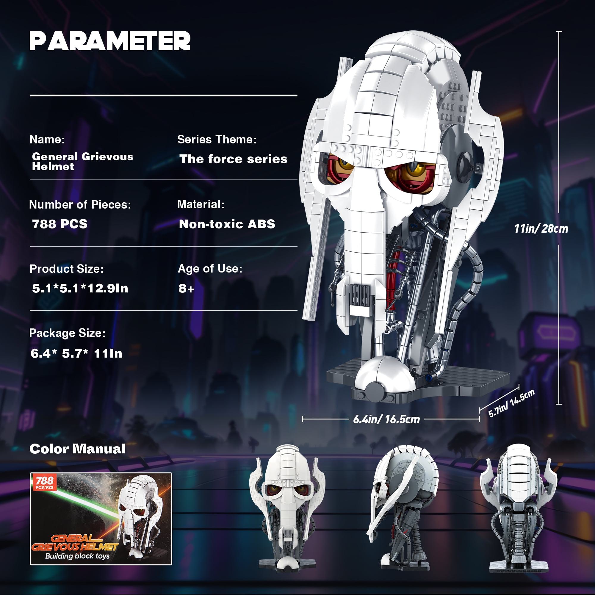 788 pièces MOC idée général grave casque blocs de construction briques modèle casque Collection assemblage jouets pour enfants adultes cadeau