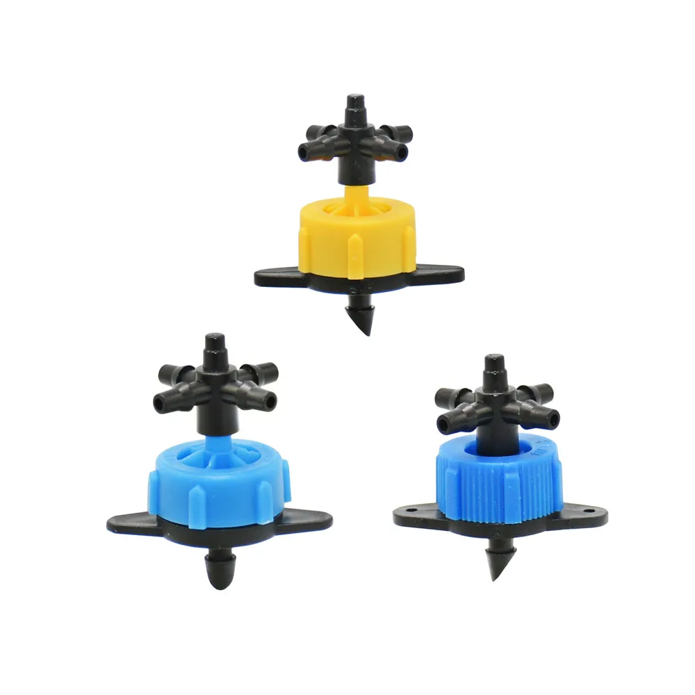 2L 4L 8L Irrigation Drippers Fitting 2/4-way Arrow Dropper Connector Cross Water Splitter Emitter Micro Drip Irrigation System