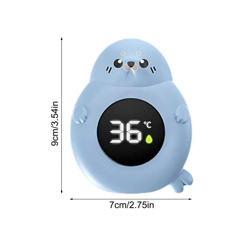 Termômetro de banho para bebês, monitor de temperatura da banheira, quente e fria, resistente à água, monitor de aviso de temperatura, sensor atualizado, display LED