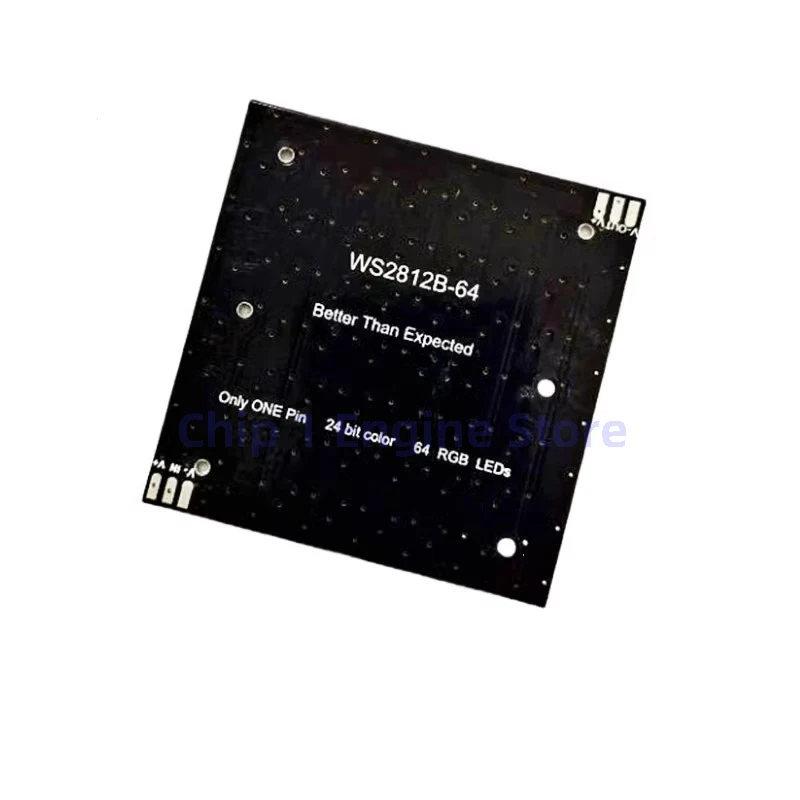 1/5PCS 64 bit 8x8 LED Matrix Module WS2812 5050 RGB LED Built-in full color drive light development board