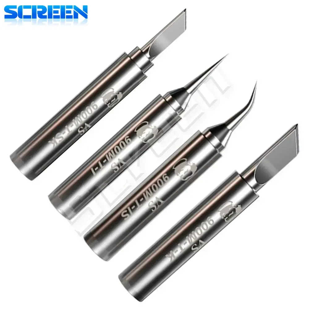 Lead Free 936 900M Welding Tips Universal Oxygen-free Copper Durable Searing Iron Tips Solder Head 936 937 Soldering Stations