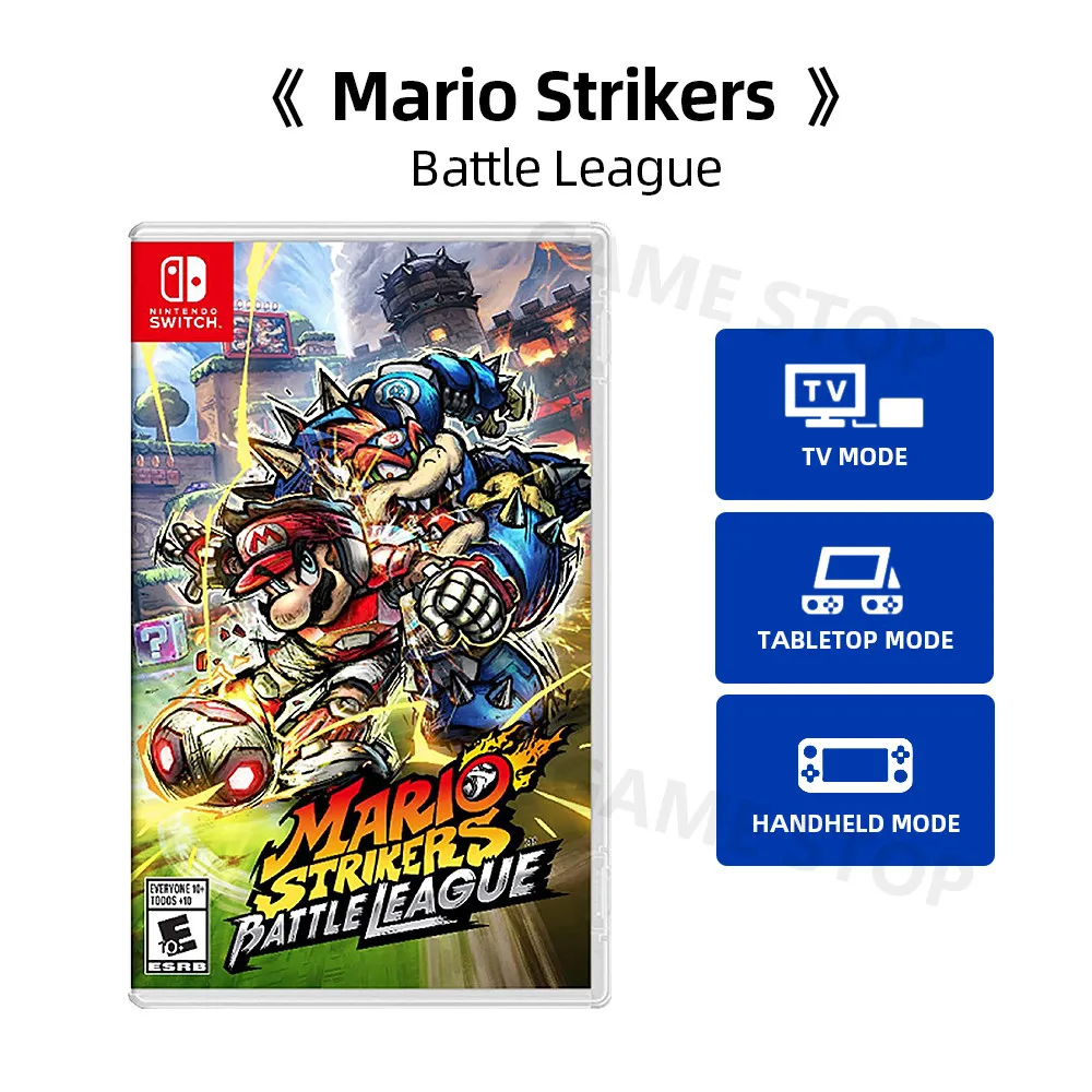 Mario Strikers Battle League Nintendo Switch-Spiel physische Karte Angebote 100% offizielles Original für Switch oled Lite