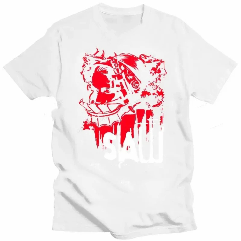 映画見たホラーヘッド拷問 Tシャツ男性女性ファッション綿 Tシャツヴィンテージ服 O ネック Tシャツホラー原宿トップス 70286